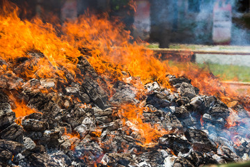 nakhonphanom thailand 25 June 2017 burn marijuana