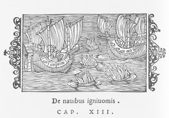 Sea Battle 1550. Date: 1550