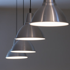 Four modern lamps