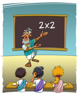 The teacher and students can not to solve the simple task