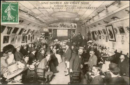 Le Chat Noir - 1908. Date: 1908
