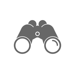 Binoculars icon. Find software sign. Spy equipment symbol. Isolated flat icon on white background. Vector