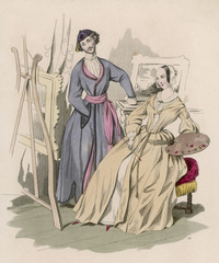 Dressing Gowns 1838. Date: 1838