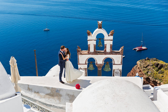 Wedding on  Santorini