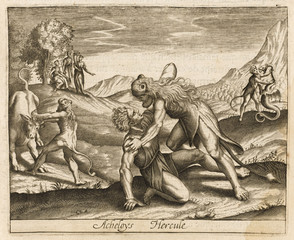 Herakles Versus Achelous
