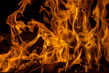 Blaze fire flame background and textured