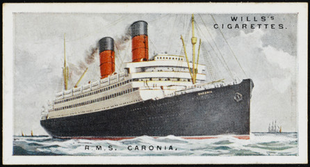 Steamship 'Caronia'. Date: 1924
