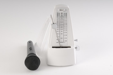Metronome and microphone