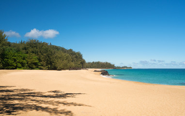 Lumahai Beach Kauai on calm day