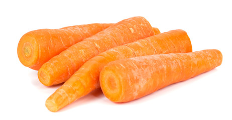 Carrot on white