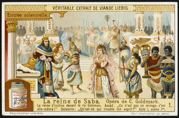 Goldmark - Saba - Liebig. Date: 1875