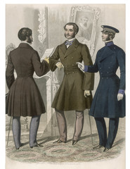 Men's Coats of 1855. Date: 1855