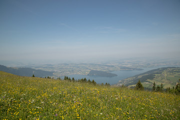 Panorama auf dem Gnipen, Schweiz
