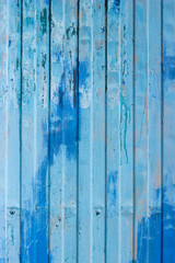 Fototapeta na wymiar Texture of old metal plate painted with blue dye