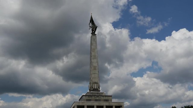 Slavin  a memorial monument in Bratislava Slovakia