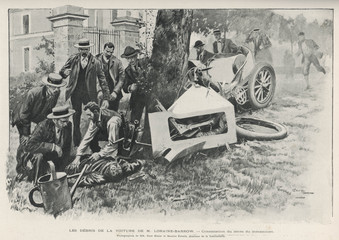 Accident - Paris-Madrid. Date: 1217