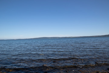 Lago di Bracciano, vista verso sud