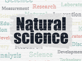 Science concept: Natural Science on wall background