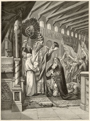 Charlemagne Crowned. Date: 25 December 800