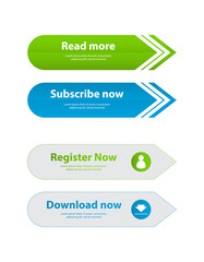 special website buttons,register,download,join advertisement banners