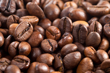 background of coffee beans