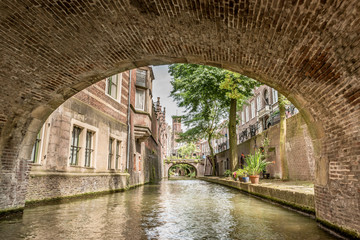 View from the water canal - Utrecht Netherlands - 162291250