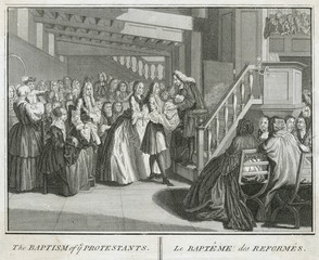 Protestant Baptism Franc. Date: 1737