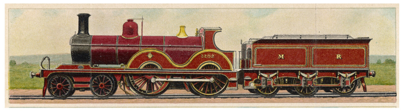 Midland Railway Loco. Date: 1900