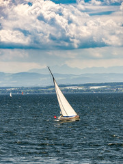 Sailing yacht race. Yachting. Sailing.