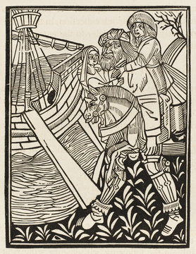 Bevis and Ascaparte. Date: circa 1550