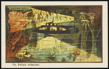 Futuristic exploration of the underwater world. Date: 1899