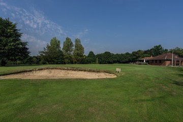 summer golf bunker