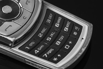 old cell phone keyboard