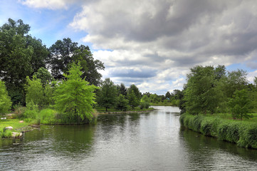 Obraz premium Forest Park in St. Louis, Missouri.
