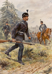 Royal Scots Rifles. Date: circa 1860