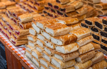 Selling cottage cheese pie and other pastries