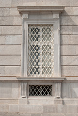 Window with iron bars