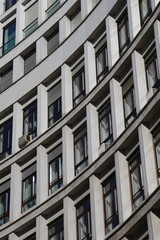 Fototapeta premium Modern stone facade in Milan