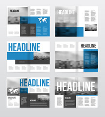 Magazine or catalog template vector illustration