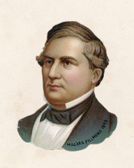 13th President of USA Millard Fillmore . Date: circa 1850s