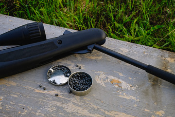 pellets and airgun 