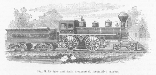 American Camden Train. Date: 1880