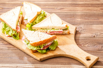 Image of bread with sausage
