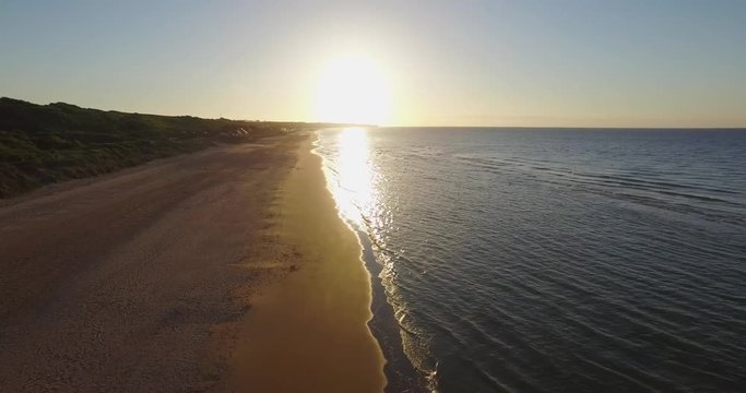 Normandy Beach Aerial - Drone (#00007)