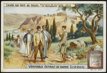 Guided Tour of Athens. Date: circa 1903