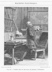 B.Franklin - Lab - Figuier. Date: 1706 - 1790