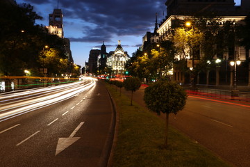 Fototapeta premium Velocidad en Madrid
