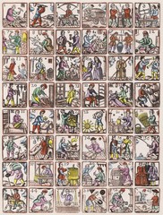 Fototapeta premium 17th century - 48 Trades. Date: 17th century