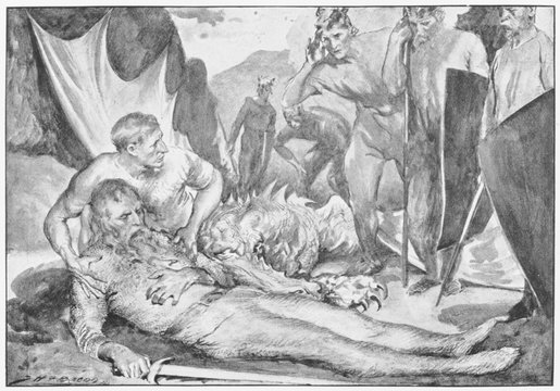 Myth - Mythology - Beowulf's Death