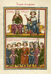 German Singing Contest. Date: 13th century